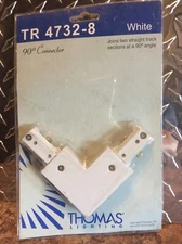 Thomas Track Lighting 90 Degree L Connector White TR4732-8