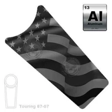 Aluminum - Gas Tank Dash Insert Harley TOURING 87-07 - GHOST TACTICAL USA FLAG
