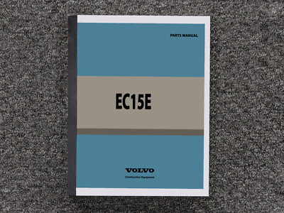 Volvo EC15E Excavator Parts Catalog Manual