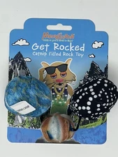 Meowijuana ~ Get Rocked, Catnip Filled Rock String Cat Toy,  American Grown