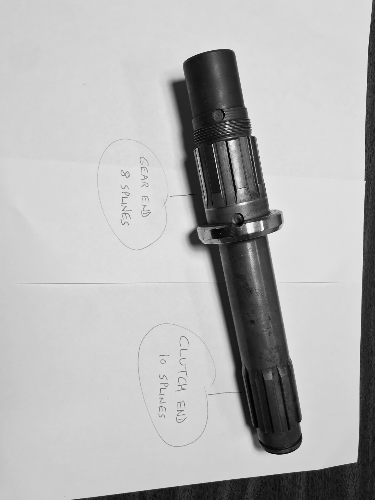 Ferrari 136898 clutch shaft Mondial t