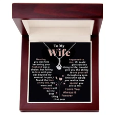 To My Wife Necklace Wife Gift from Husband, Anniversary Gift, Wife Necklace