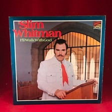 SLIM WHITMAN I'll Walk With God 1976 UK Vinyl LP I'm A Pilgrim record Beside Me