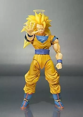 Boneco SH FIGUARTS Goku Ssj3 Super Saiyajin 3 1.0 Dragon Ball Z DBZ Bandai  Original - LER