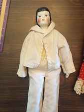 Antique 15 " Porcelain Head Hands And Legs Doll