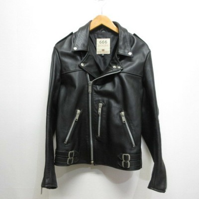 ジャケット・アウター 666 Triple Six Wear Leather Jacket 666 Triple Six Wear Leather Jacket