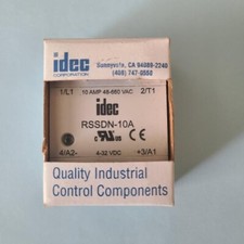 IDEC RSSDN-10A Solid-State Relay 4-32VDC, 48-660VAC 10A Brand New