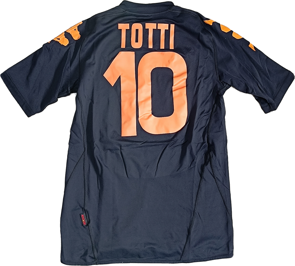 Maillot Extérieur AS Roma 2007/2008 – Kappa – Taille L – Blanc – État Moyen