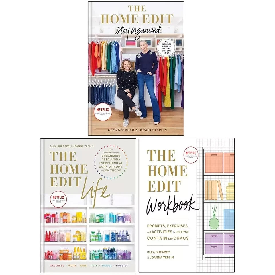 Mitchell Beazley The Home Edit Life & The Home Edit Workbook 2 Books Collection Set By Clea Shearer & Joanna Teplin - Paperback Home Organisation Guides, Nyt - Image 8