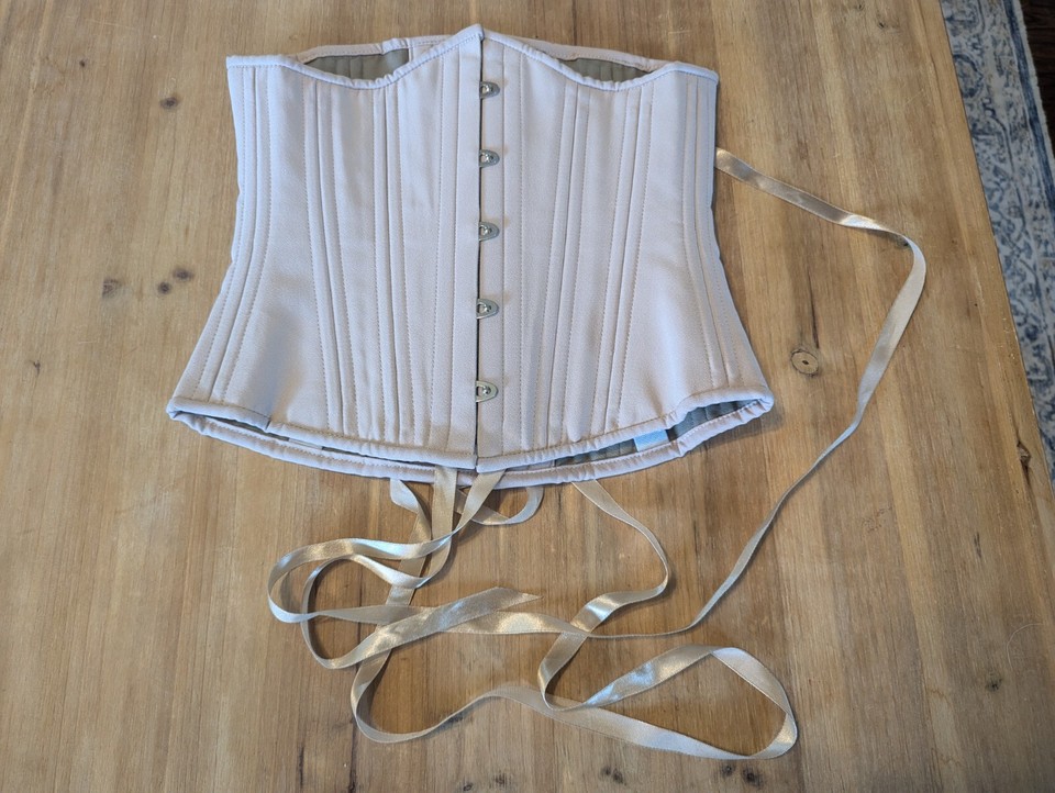 Sexy Timeless Trends Corset Beige Lace Back 24 Amazing Under Breast ️