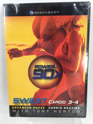 Beach Body Power 90 Sweat Cardio 3-4 Advanced Cardio DVD Exercise Workout