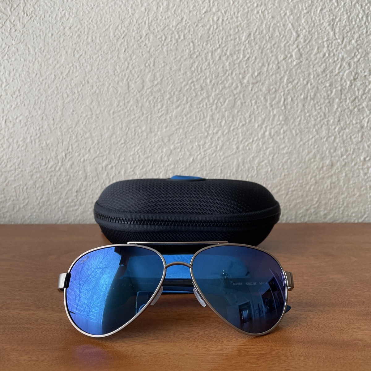 Costa Blue Aviator Sunglasses Costa South Point - Palladium Silver/Blue Mirror - 580G  main image 2