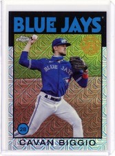 2021 Topps Chrome Cavan Biggio 1986 Retro Mojo Refractor - Toronto Blue Jays