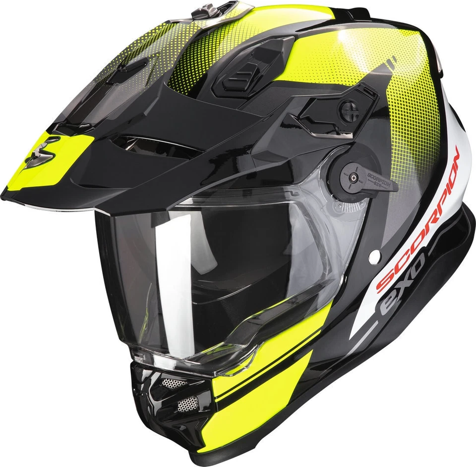 Motorcycle Helmet Scorpion ADF 9000 Trail Yellow SIZE S Yellow Adventure Helmet - Image 2 of 2
