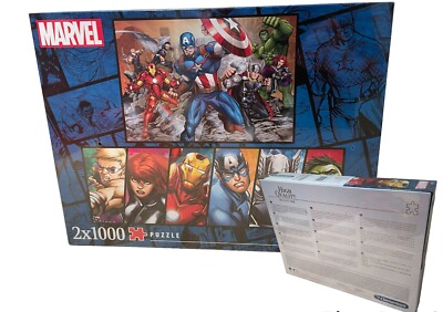 Marvel Puzzle Clementoni 2 x 1000 Teile Puzzle Marvel Brandneu (6