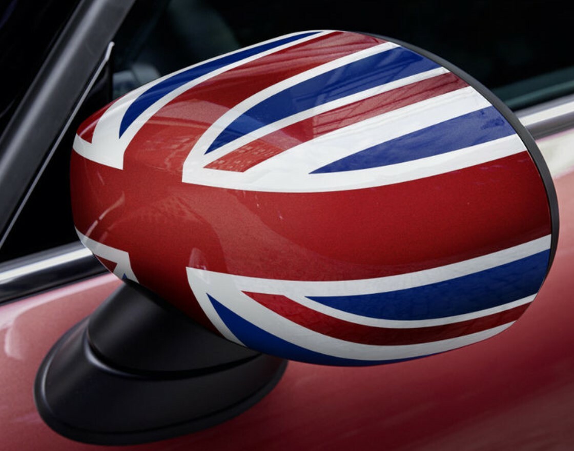 OEM MINI Cooper Exterior Mirror Caps Union Jack 51162465785  