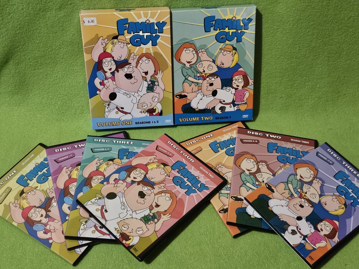 FAMILY GUY Seasons 1-3 DVD Set - Free Shipping!!! | eBay