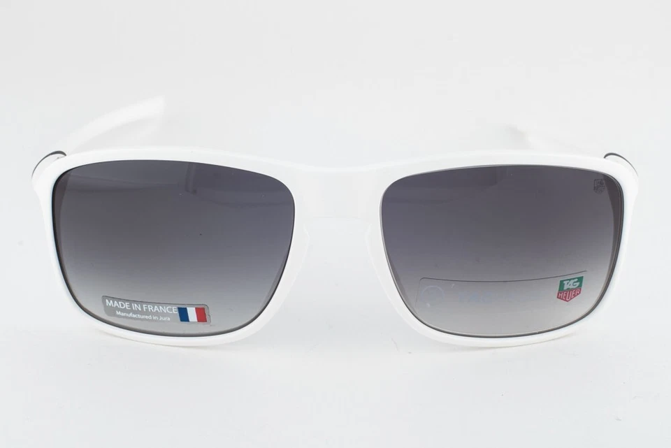 Gafas de sol Tag Heuer 27 grados 6042 blancas negras/grises degradadas TH6042 107 Foto 2 de 3