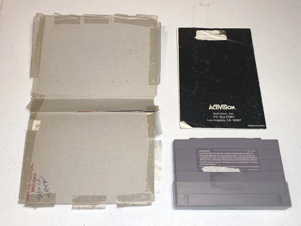 Super Nintendo SNES Alien vs Predator Game with Instruction Manual & Partial Box - Image 2 of 2