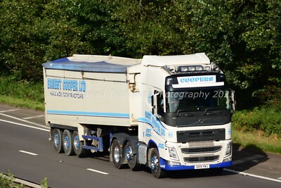Truck Photo 12x8 - Volvo FH - Ernest Cooper Ltd - DX19 YMJ
