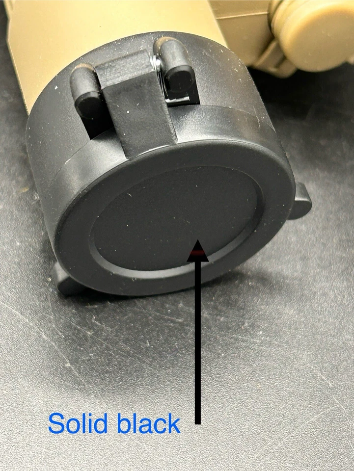 Pair M24 Binocular Objective Lens Flip Up Cover - Black - Image 4 of 4