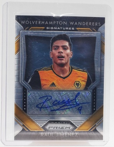 2020-21 Panini Prizm Premier League Signatures Auto #RJ Raul Jimenez Wolves