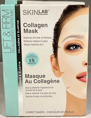Skin Lab Lift & Firm Collagen Mask Hydration 15 Minute, 5 Sheet Masks