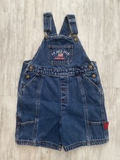 Vintage U.S Polo Assn Toddler Denim Bib Overalls 4T Summer Fourth Of July