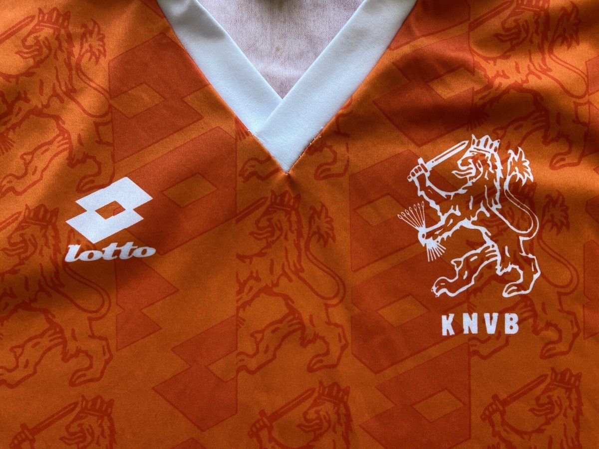 lotto オランダ代表 1994年 アウェイシャツ Mサイズ 未使用品 HOLLAND NETHERLANDS WORLD CUP 1994 LOTTO FOOTBALL SHIRT