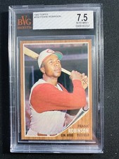 1962 Topps Baseball Frank Robinson #350 Bvg 7.5 REDS NM+ HOF