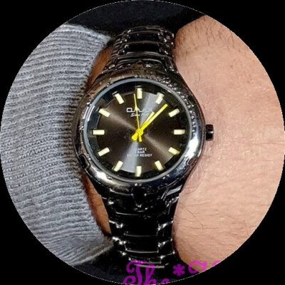 OMAX 5atm Classic Black Tone S.Steel Epson Seiko Movt Sporty Unisex Watch DBA129