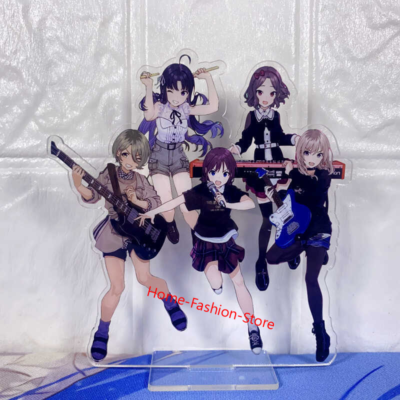 Girls Band Cry Anime Cosplay Acrylic Stand Model Plate Desk Decor Standing