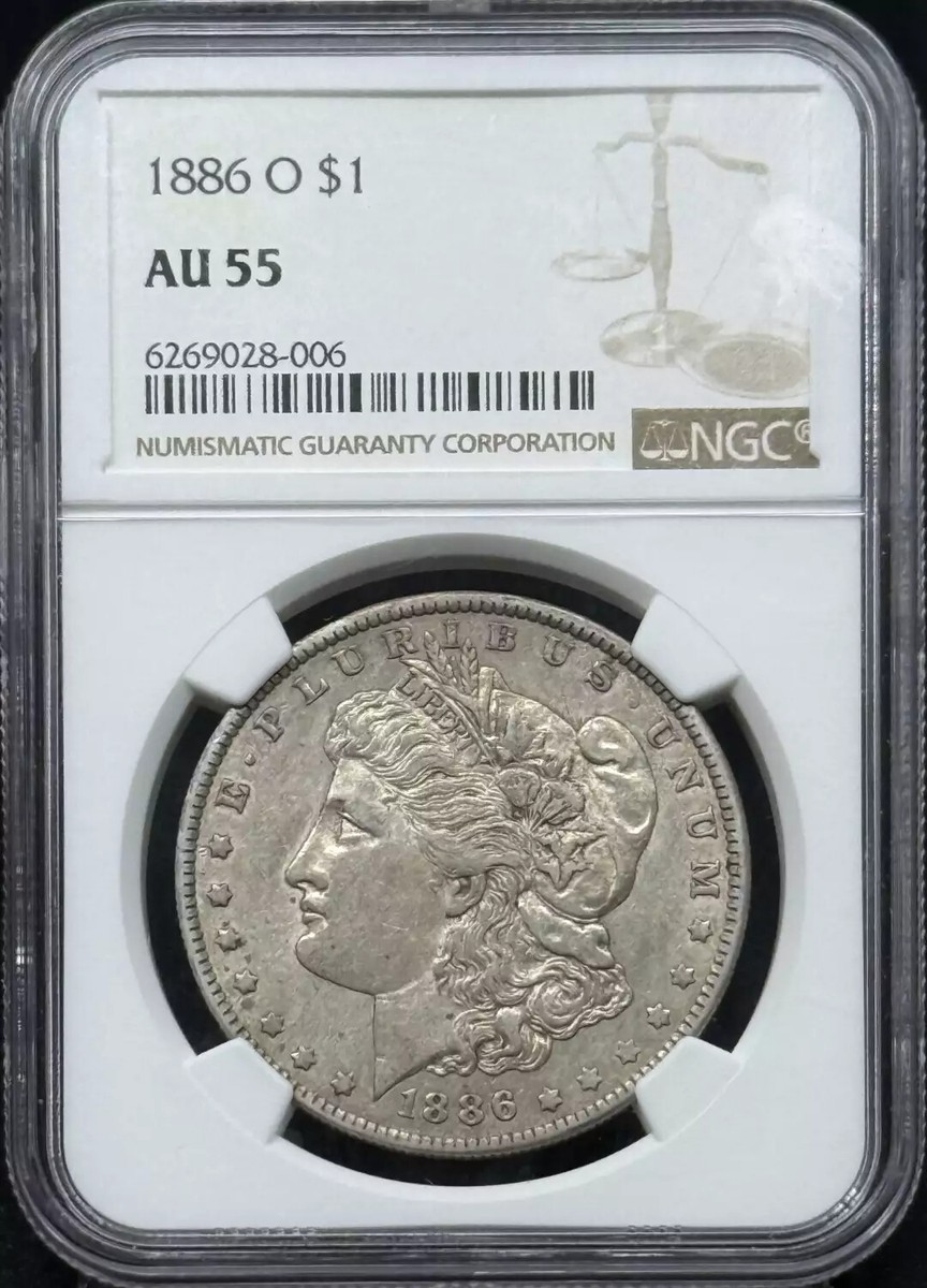 USA アメリカ合衆国 Dollar 1886 NGC-AU55 USA アメリカ合衆国 Dollar 1886 NGC-AU55