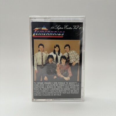 Los Temerarios Cassette 15 Super Exitos Vol 1 Disa Mexico Press Fue un Juego New