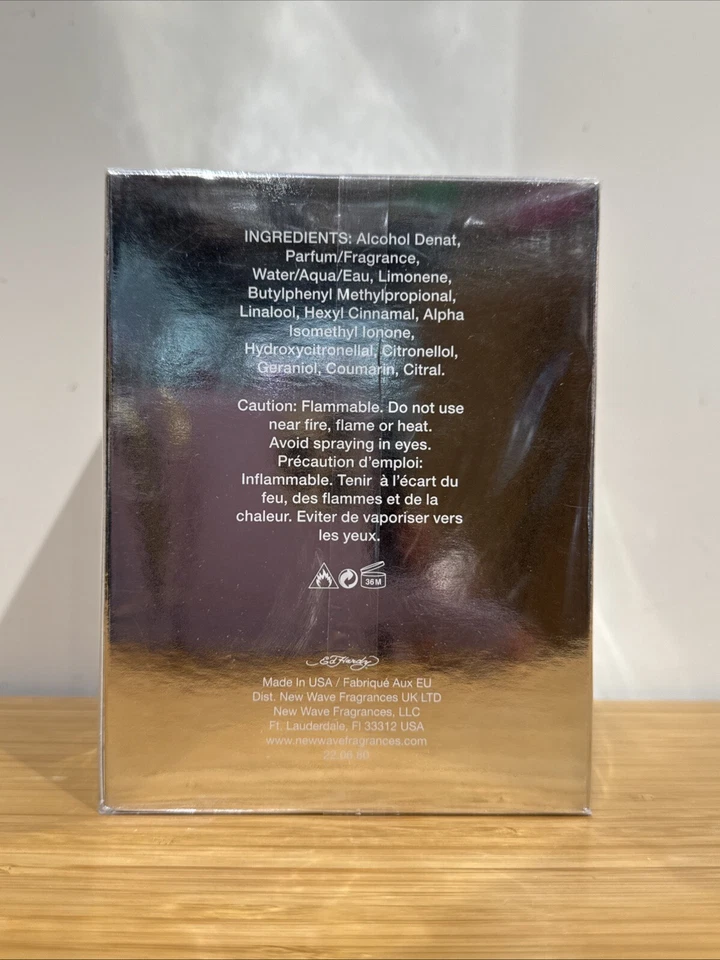 Ed Hardy Skulls and Roses Women Perfume Eau De Parfum Spray 3.4 oz Sealed Box  - Image 2 of 2