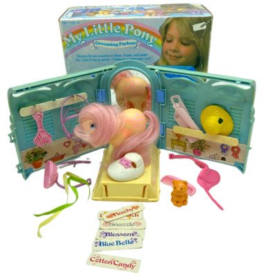 My Little Pony G1 UK Grooming Salon Peachy and Twinkles Cat
