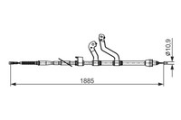Bosch 1 987 482 573 Kabel, Handbremse FüR Hyundai