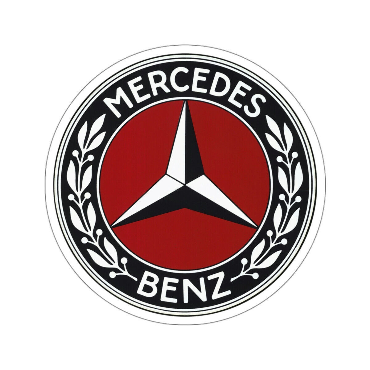 Mercedes Benz Logo (4.5 - 30) Vinyl Decal in Different colors & size –  M&D Stickers