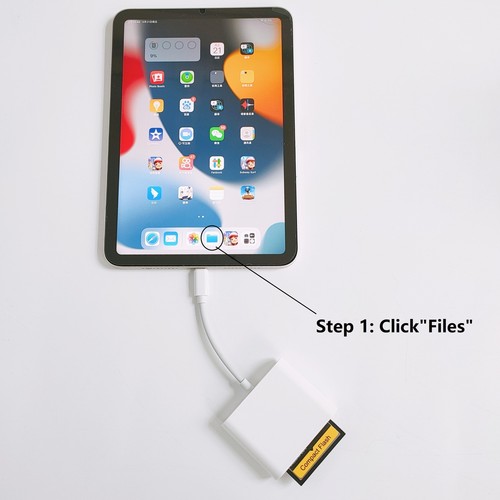USB C To SD CF Card Reader for IPad Pro Macbook Supports CompactCF SD TF Card - Picture 6 of 7