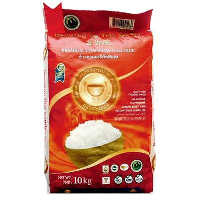 10Kg Golden Royal Bowl Jasminreis Longkorn Duftreis mehrfach ausgezeichnet AAAA