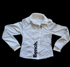 Bench Athletic Women's Asymmetrical Jacket Front Zip Pockets Soft Inner Size L