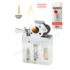 Thunderbird Cigar Pipe Butane Insert Soft Flame Vector clear bottom fit zippo