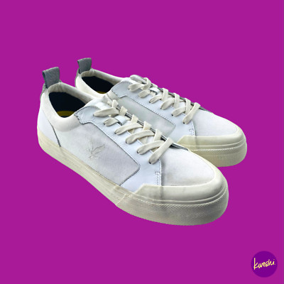 LYLE & SCOTT Herren Dawson Sneaker, Leder, Creme/Weiß, UK 8 | EU 42 | US 9