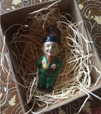 New Dresden Mini Paper Leprechaun St. Patricks Day Ornament Tree Decoration