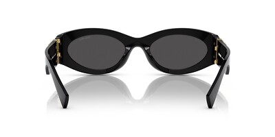 MIU MIU Sunglasses MU 11WS 1AB5S0 Black Gold Dark Grey Lens  display picture 1