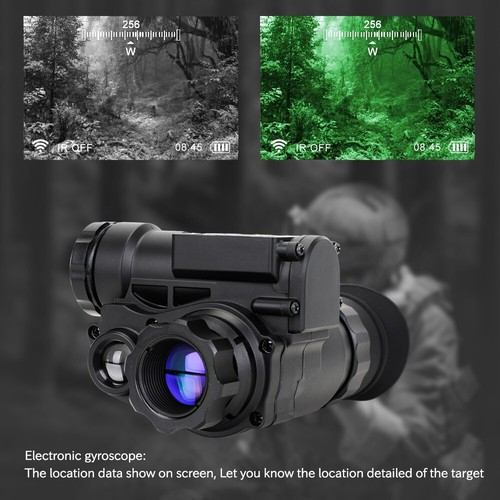 NVG10 Night Vision Goggles 940nm IR Green Tactical WiFi Binocular+Helmet Bracket - Picture 7 of 8