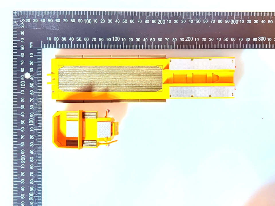 Remolque de carga baja Corgi Nooteboom modelo solo JCB CC13425 1:50 Foto 2 de 4