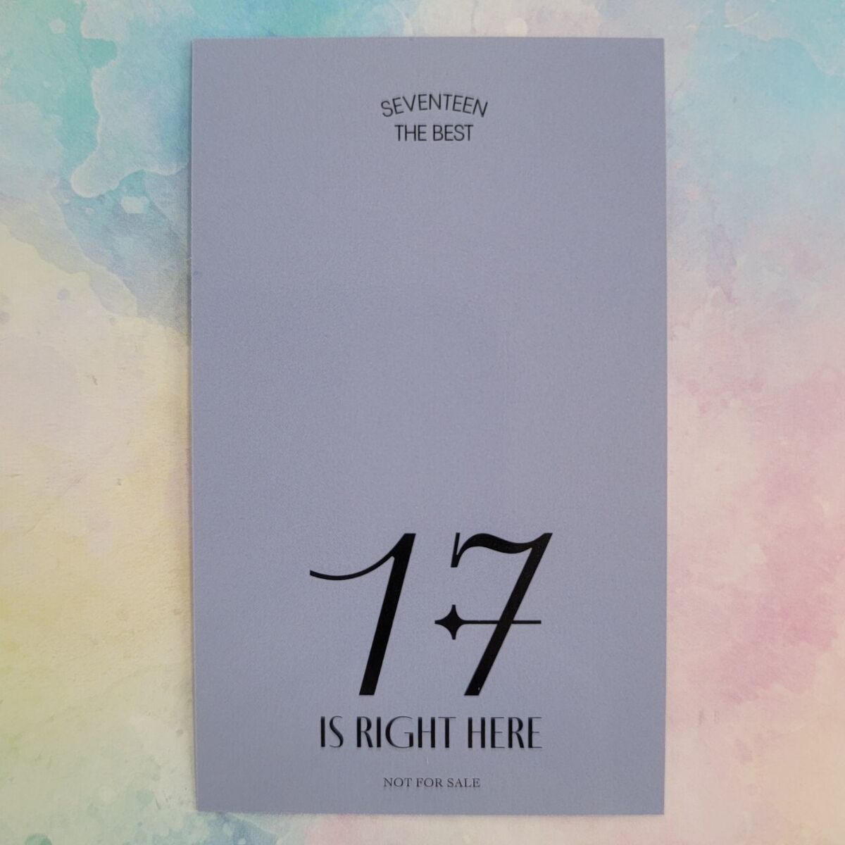 SEVENTEEN BEST ALBUM ' 17 IS RIGHT HERE ' DEAR ver. Photo SEVENTEEN BEST ALBUM ' 17 IS RIGHT HERE ' DEAR ver. Photo