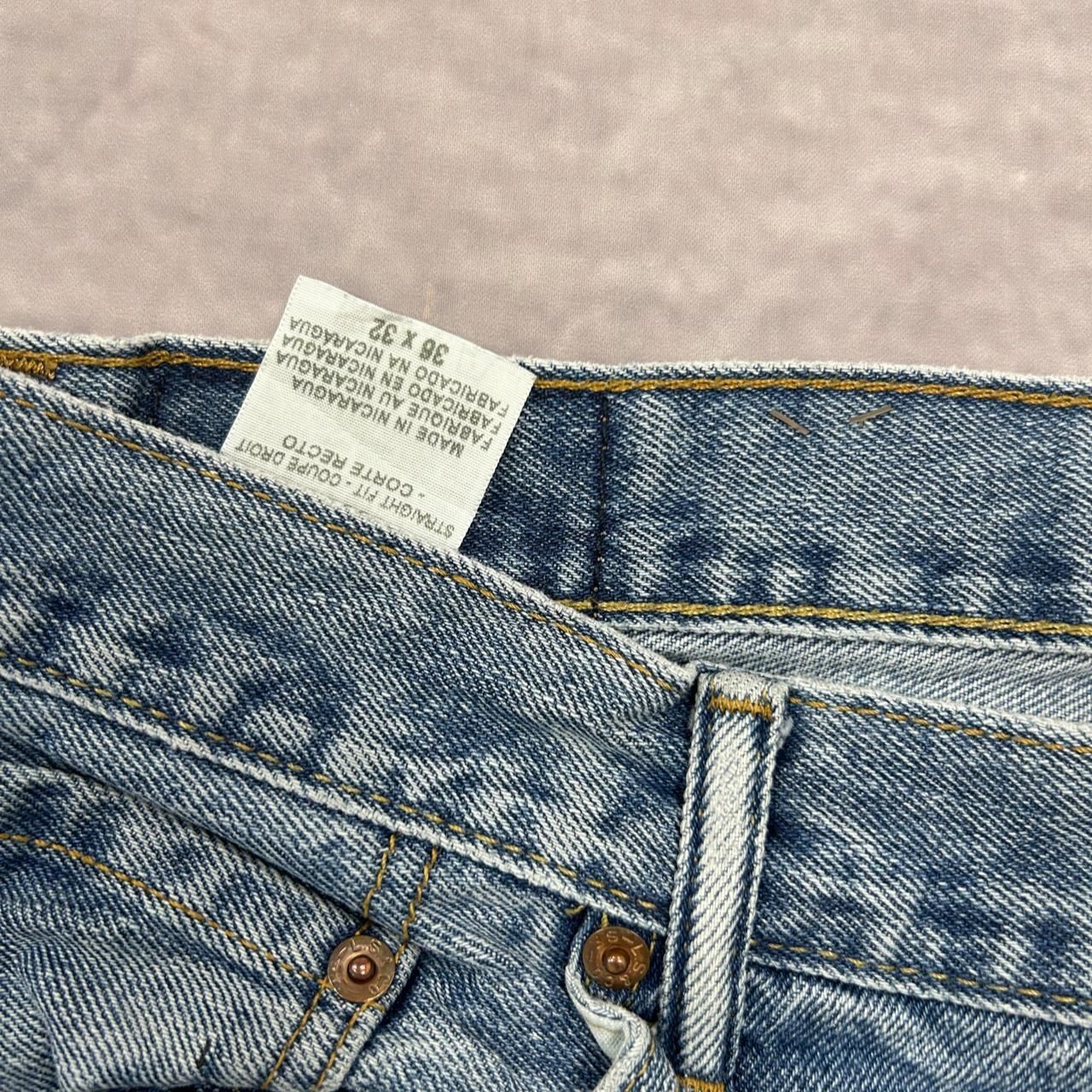 Levi's Shorts Levi 505 Straight Fit Cut Off Denim Shorts Men's 36 thumbnail 3