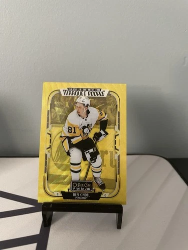 2025-26 O-Pee-Chee Platinum Ben Kindel Marquee Rookie Yellow Surge #281